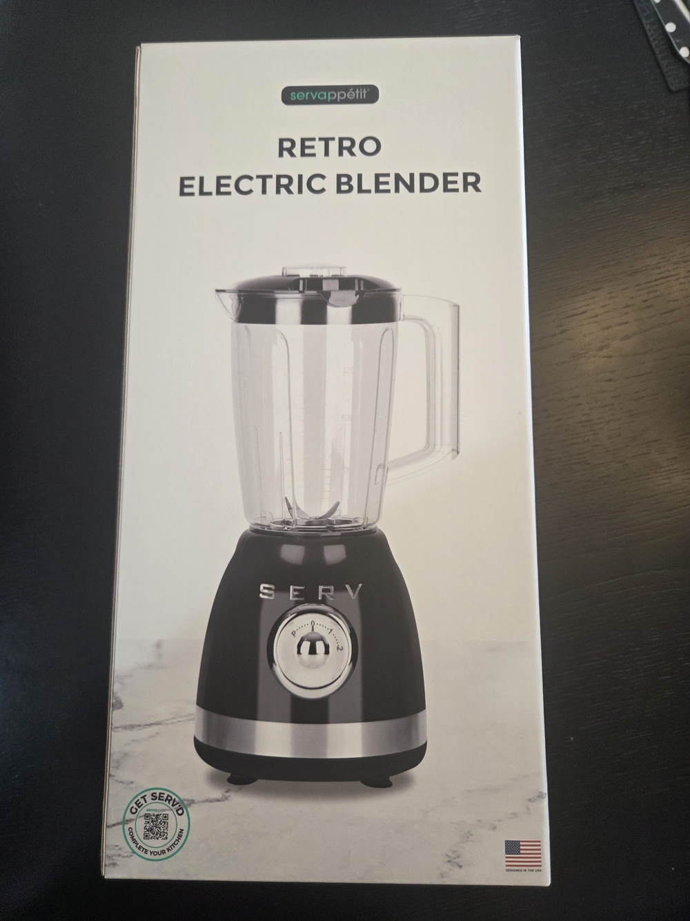 Servappétit Retro Electric Blender — Black